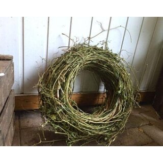 Kranz aus getrockneten Hopfen - mittel 25-30cm- wunderschöne Naturdeko