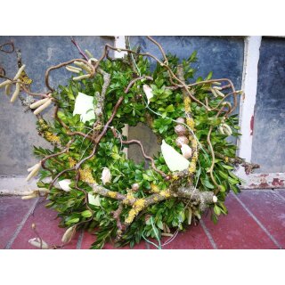 Türkranz Buxuskranz natürliche Landpartie ...zauberhaft natürlich ca 30 cm..Türkranz