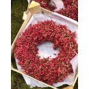 Rosa Pfefferkranz getrocknet. ca. 27-30cm  - mit fein...
