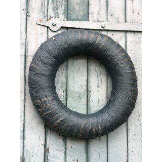 Strohrömer,Stroh Kranz, Vliesummantelt ca. 60-65 cm  ~ Kranzunterlage ~ Do ItYourSelf