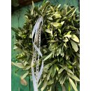 Echter Olivenkranz - frische Olive verzaubert - Tür-...