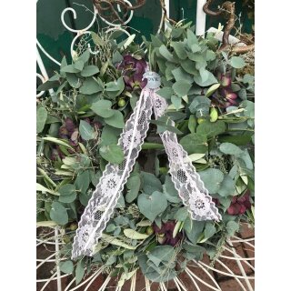 Edler Türkranz ..Herbstgarten~ Frische Herbstdeko -Duftig, mit Hortensie und Eukalyptus