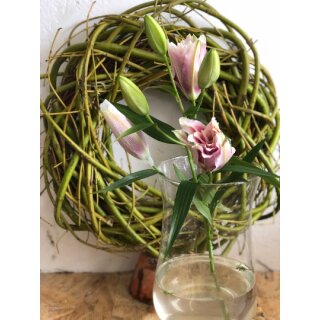 1 langer Stiel extravagante Lilie gefüllt ~ frische Frühlingsdeko ~ Vase ~ frische Blumen