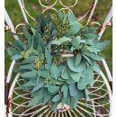 Kranz/Türkranz frisch aus Eukalyptus - Populus ~ ca 33-35cm ~wunderschöne duftige Herbstliche und Winterdeko - für Tisch oder Tür