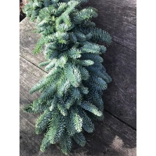 Winterliche Girlande aus Nobilistanne 1m~  frische Weihnachts & Adventsdeko ~ winterlich ~nicht nadelnde Edeltanne mit Duft