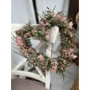 Herzkranz mit Euca-Thymian .. Zweigen des Frühlings - Schleierkraut und Co~ Zauber des Frühlings - Türkranz elegant ca 30 cm