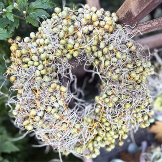 Trendiger Herbstkranz - Dattel- Mooskranz ..zauberhafte Naturdeko für Tisch und Tür ca 27cm