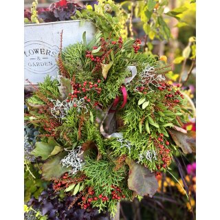 Herbstkranz in Naturtönen ~ ca 33-35cm~ zauberhaft Herbstlich und natürlich