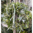 Herbstkranz in Green & White – edel und...