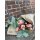 Amaryllis zweifarbige attraktiv- 2 Stück-  ..tolle Farbe mit großer Blüte, mindestens 4 Blütenknospen mit Eucalyptus und Thymian