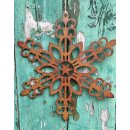 Deko Rost - Stern / Schneeflocke zum Hängen -Mod...