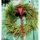 Cryptomeria Kranz mit Ilexbeeren  und zauberhaften...